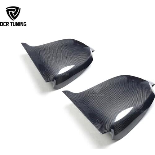 Dry Carbon Fiber Seat Back Cover for Tesla Model X Model S 2016+ Interior Trims 2 pcs/set