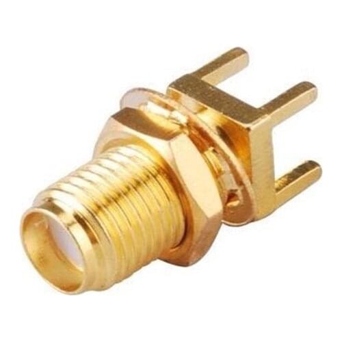 5pcs SMA RF Coaxial Adapter Plug Jack Antenna Connector Solder PCB 11MM SMA-KE