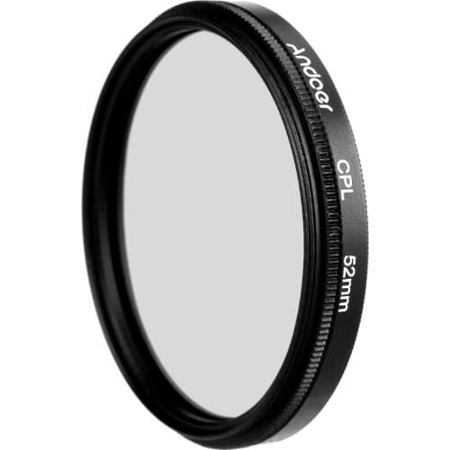 Andoer 52mm UV+CPL+Close-Up+4 +Star 8-Point Filter Circular Filter Kit Circular Polarizer Filter Macro for Nikon Canon Camera
