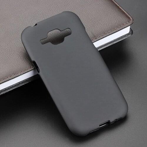 Black Gel TPU Slim Soft Anti Skiding Case Back Cover For Samsung Galaxy J1 J100 2015 Phone Rubber silicone Bag Coque Fundas