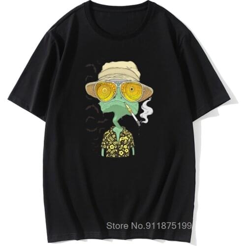 Men Rango Fear And Loathing In Las Vegas Tshirt Bat Country Drugs Johnny Pure Cotton 3D Print T-Shirt