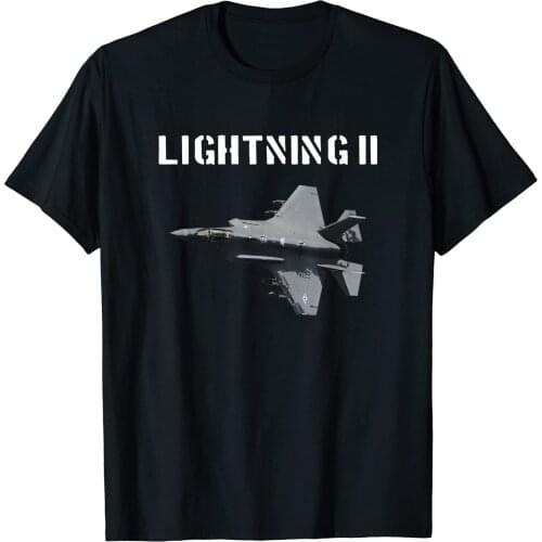 US Air Force F-35 Lightning II Fighter T-Shirt. Summer Cotton O-Neck Short Sleeve Mens T Shirt New S-3XL