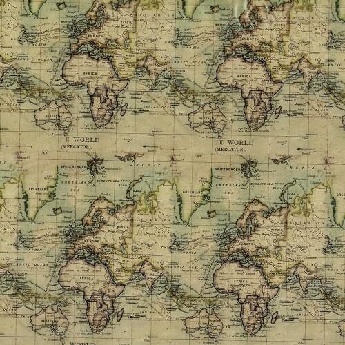 Free shipping 0.5mX2m/10m CSCY197 map pattern water transfer hydrographic water transfer printing film