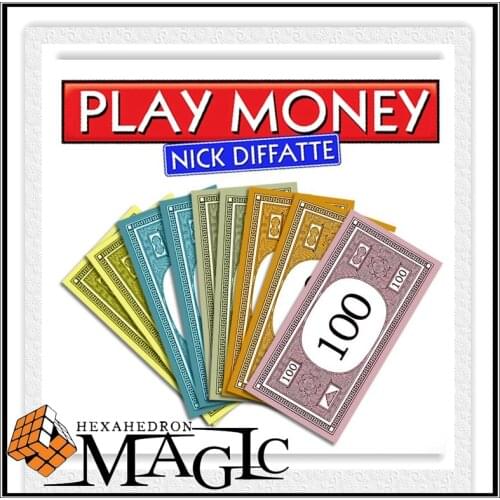 Play Money by Nick Diffatte Ever wanted to pay with PLAY MONEY? close-up card magic trick / wholesale
