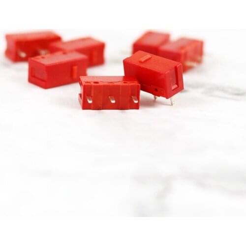 Kailh GM Button Switch Mouse Switch Microswitch for Gaming Mouse RAZER Logitech G700 G502 3Pin Red Gold Contact 60 Million Times