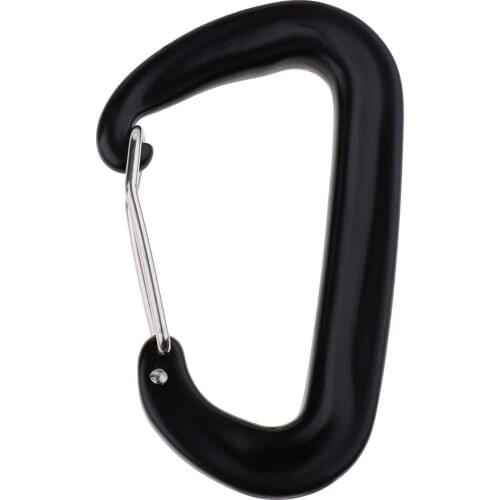 12KN Wiregate Aluminum Alloy Carabiner Clip for Mountaineering