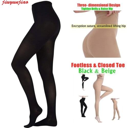 Medical Compression Pantyhose Ninth Pants Stocking 23-32mmHg for Woman Varicose Veins Slimming Stockings Medical Pantyhose