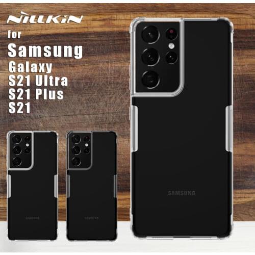 Nillkin For Samsung Galaxy S21 Ultra 5G case TPU full 360 Phone Case Protective Back Cover For Samsung Galaxy S21 Plus 5G
