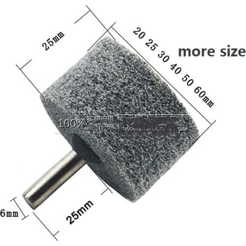 New 5pc/Lot 6mm shank Cylindrical Nylon fiber Grinding Wheel Metal Polishing drawing wheel Fits Dremel Rotary Tools