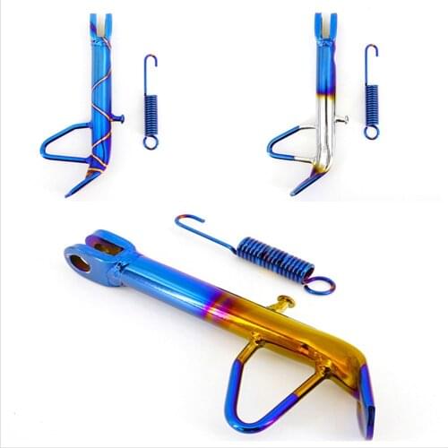 Electric Vehicle Single Support Motorcycle Scooter Titanium Burning Side Support Electric Motorcycle Foot Support