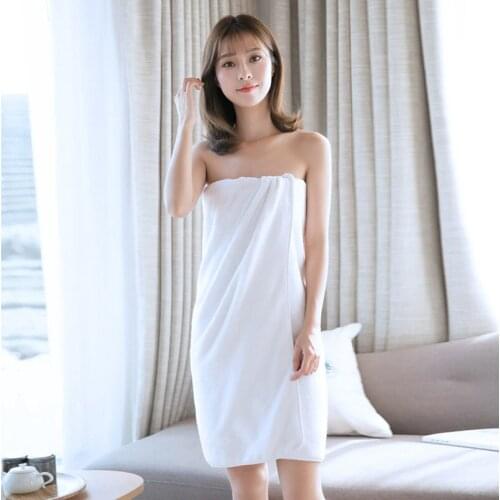 150*75cm Home Textile Towel Adult Absorbent Bath Towel Women Robes Bath Wearable Towel Microfiber Fabric Towel