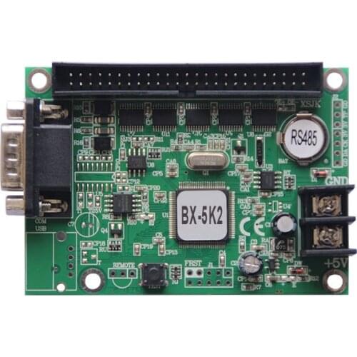 BX-5K2 RS485 multi-area font library mode led Controller support RS485 short-range wireless support Support 128 Programs
