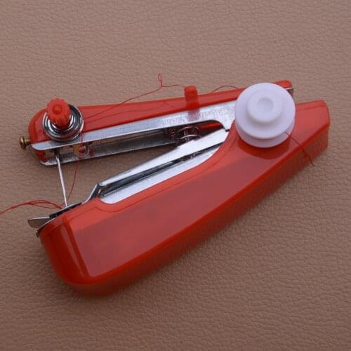 Randomly Portable Handheld Sewing Manual Machine Mini Clothes Fabric Pocket Mending Tool Fit for all fabrics Tool parts