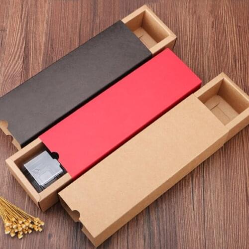 35pcs 29.5x9x5.2cm 350gram Kraft paper slider Box,Drawer Kraft Box/Small Packing paper box,party companion gift box