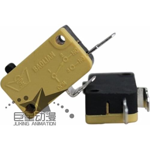 BL Yellow Two Feet Microswitch Arcade Micro Switch Two Leg Microswitches