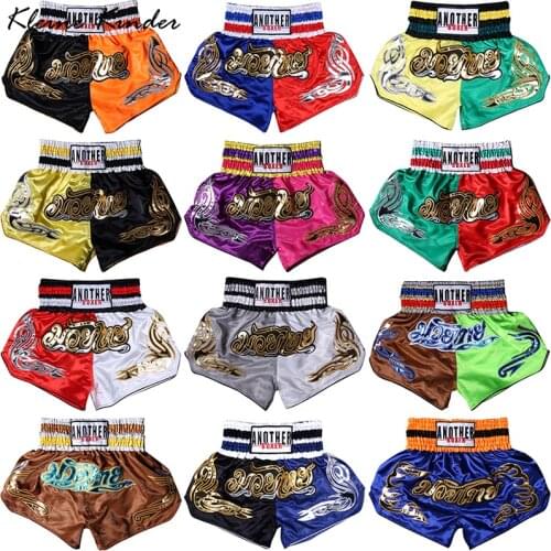 Boxeo Kick Boxing Women Men Tiger Muay Thai Shorts Kids Fight Mma Short Clothes Children Kickboxing Bjj Grappling Sanda Trunks