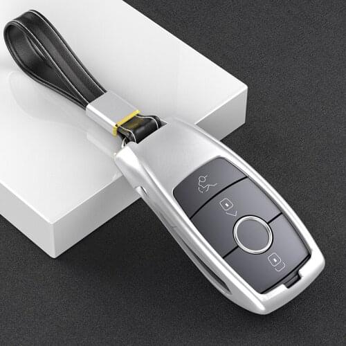 Aluminum Alloy Car key Cover Case for New Style Mercedes Benz E300L C260l C200l Gla200 GLC Key Cover Case bag