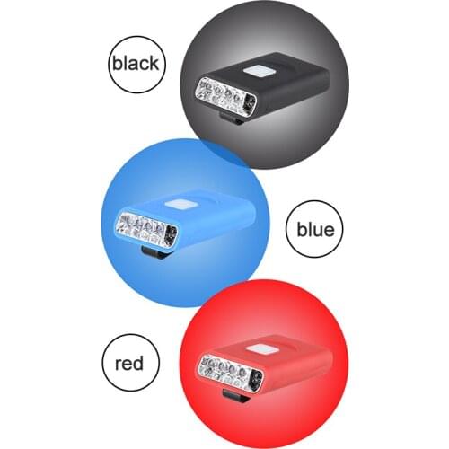 COB LED Cap Light Finger Sensor Hat Headlight Headlamp Head Flashlight