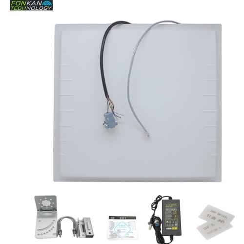 FONKAN 20m long Range RFID Impinj R2000 Reader Waterproof RS232 RS485 WG26/34 TCP/IP12dBi antenna free SDK for car parking