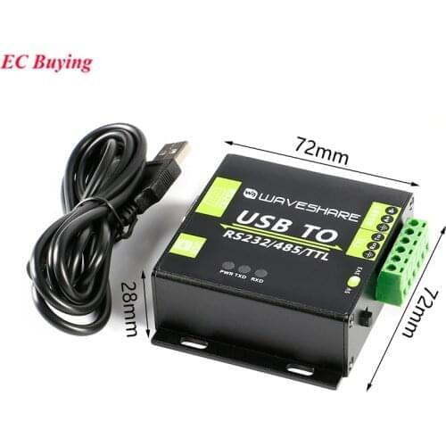 USB TO RS232 / RS485 / TTL Industrial Isolated Converter FT232RL USB to RS232/485/TTL Interface Level Conversion Module