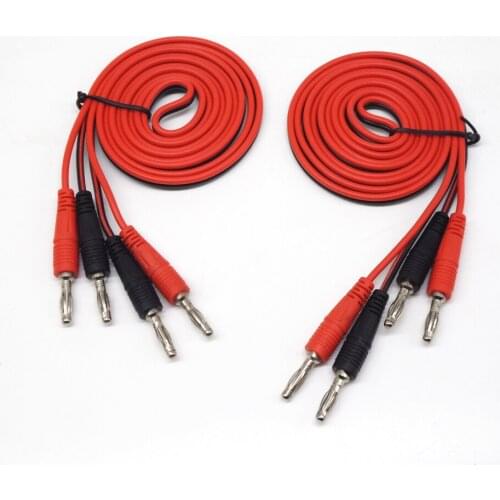 1.5 Meters Copper wire Speaker Cable 20-50W Digital Stereo audio Amplifier Speaker Wire Banana plugs Line