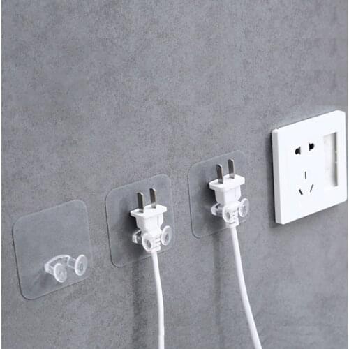 5/10pcs Adhesive Hooks Rack Wall Hanger Space Saver Flower Heavy Load Transparent Strong Self Strong Kitchen Bathroom Towel