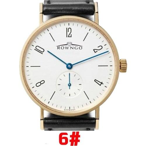 Quartz watch alloy stainless steel watch NOM series watch Leather Strap Clock Alloy case Wrist watch Relogio Masculino