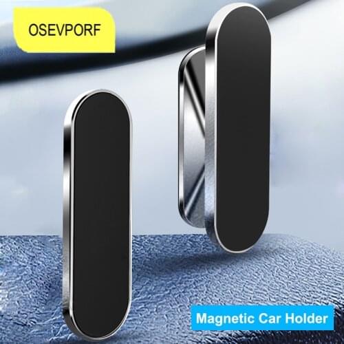 OSEVPORF Magnetic Car Holder For Phone Mobile Phone Stand Universal For iPhone 11 Pro MAX 12 Rotatable Mini Car Phone Holders
