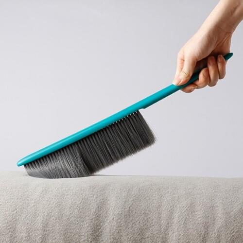 Prevent Static Electricity Bedroom Soft Brush Dust Remove for Coverlet Curtain with Long Handle Bed Cleaning Carpet