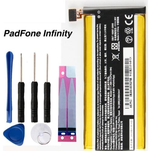 Original High Capacity A80 Phone Battery For PadFone Infinity A80 A86 C11-A80 2400mAh