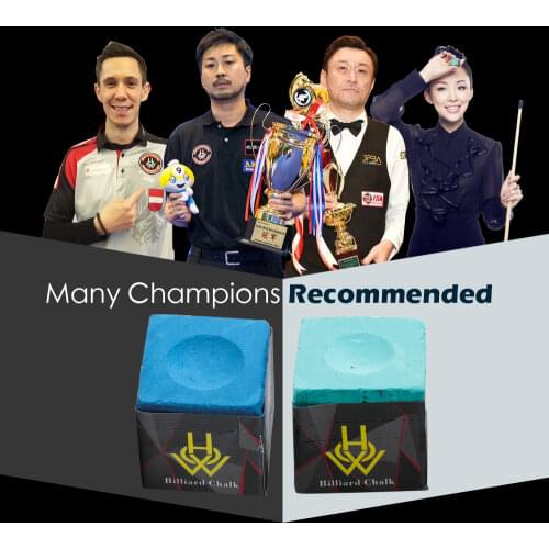 Original HOW Chalks 2Colors Neutral for Snooker Oily for Pool Cue Box of 2 capsules durable Billiar Chalk Billiard Accessories