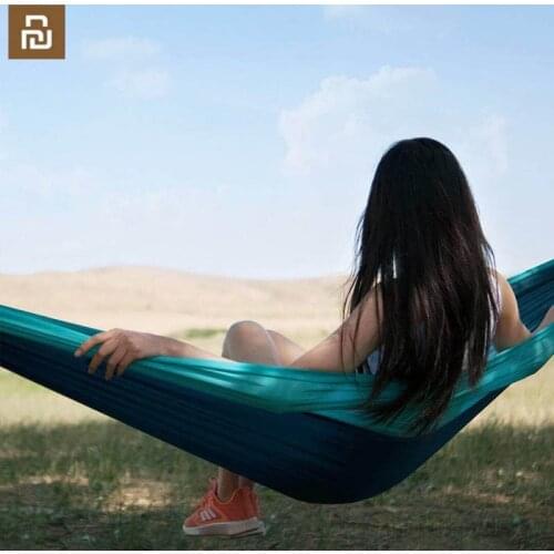 Original Youpin Zaofeng Hammock 300kg Bearing Outdoor Parachute Camping Hanging Sleeping Bed Swing Portable Hamac Casual гамак
