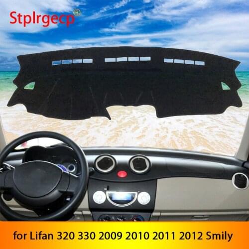 For Lifan 320 330 2009 2010 2011 2012 Smily Anti-Slip Mat Dashboard Cover Pad Sunshade Dashmat Car Accessories Styling Covers