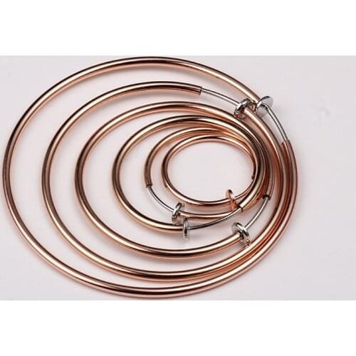 Hoop Clip On Earrings Small Mini Big Rose Gold Color Drop Women Clips Earing No Piercing Fashion Wholesale 2019