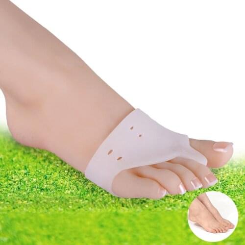 Real Rushed Silicon Gel Foot Corrector Toe Separator Thumb Valgus Protector Bunion Adjuster Hallux Guard Feet Care