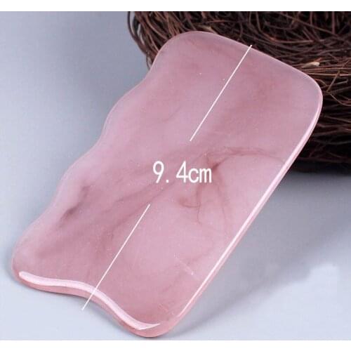Resin Guasha Scraping Massage Scraper Face Neck Skin Massager Acupuncture Gua Sha Board Acupoint Face Eye Care SPA Massage Tool