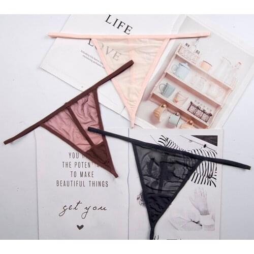 Women g-string interest sexy underwear ladies panties lingerie bikini underwear pants thong intimatewear 1pcs
