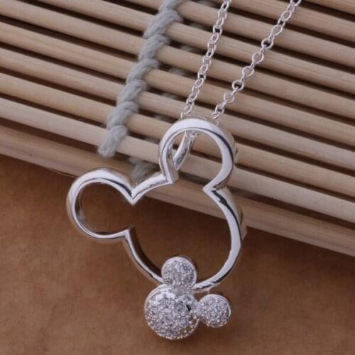 XL-AN671 Hot Shining Women Romantic Accessories Necklace Silver 925 Jewelry Fashion Jewelry Pendant Mouse /bfvajxca Bgfajxma
