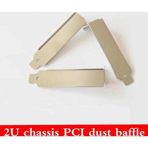 Light board dustproof motherboard graphics card PCI computer small chassis 2U short short half high bezel baffle bracket 8CM