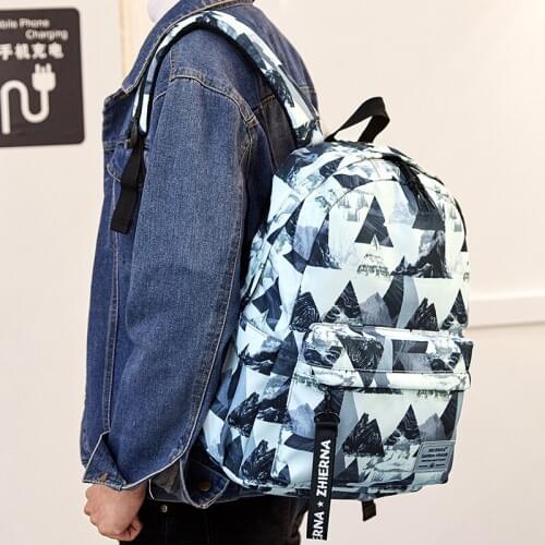 Waterproof Oxford Fabric School Backpacks For Boys Print School Bags For Girls Laptop Backpack For Teenagers Schoolbag