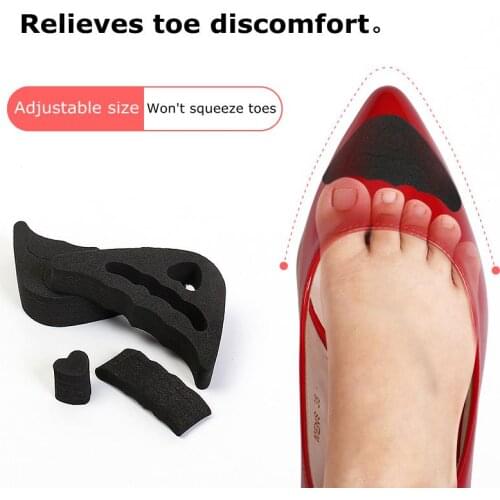 Women High Heel Toe Plug Insert Shoe Front Filler Cushion Pain Relief Protector Accessories Forefoot Pad Half Feet Insoles 1pair