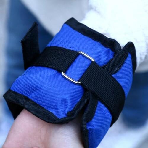 1kg/pair Wrist Ankle Weights Adjustable Sand Bag Weights Straps with Padding Exercise Fitness Running