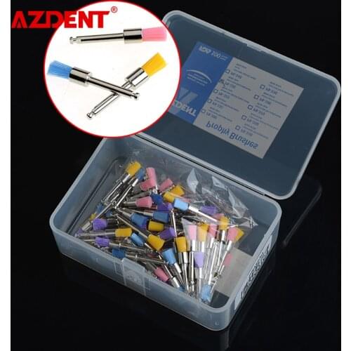 1Box/100pcs Dental oral material polishing brush cleaning teeth polishing cup cleaning teeth bender polishing small hair brush