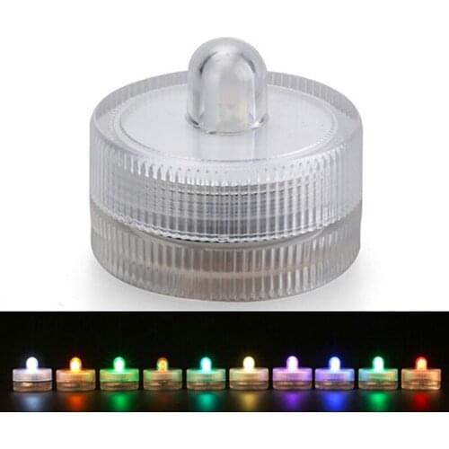 12pcs/lot LED White Submersible Waterproof LED Wedding Floralytes Decoration Light
