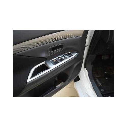 4*Door Window Switch Cover lifter button trim For Mitsubishi Outlander 2013-2016