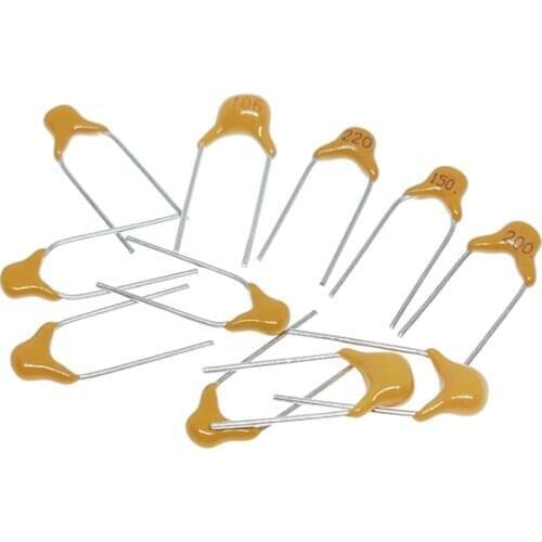 50PCS/LOT Monolithic ceramic capacitor CT4 50V 5.08MM 15/20P/22PF/27P/30P/33P/47P/56P/68P/82PF/100/120/150/220P/330P/470PF 104K