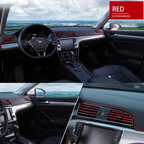 Car Interior Moulding Trim Car Styling Universal DIY Flexible Strip Car Accessory Decoration Strip for Car Dashboard panel Edge