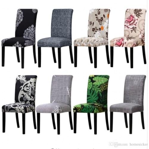 Chair covers spandex wedding banquet wedding Arm Chair Spandex / Polyester Printed sleeve universal size seat cover