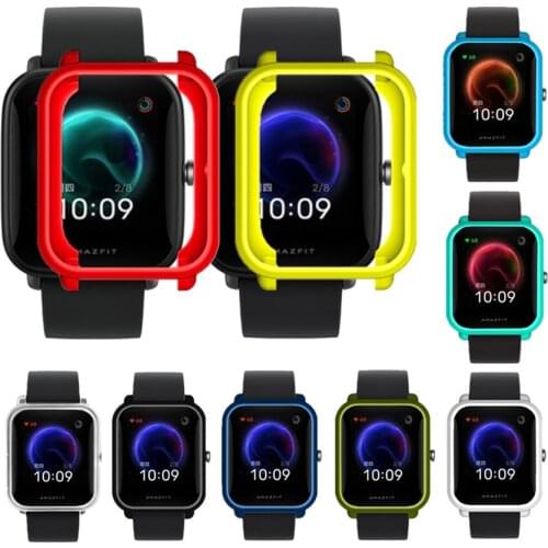For Amazfit Bip U Case Soft TPU Protective Cover Shell Bumper Frame Protector for Xiaomi Huami Amazfit Bip U Strap Accessories