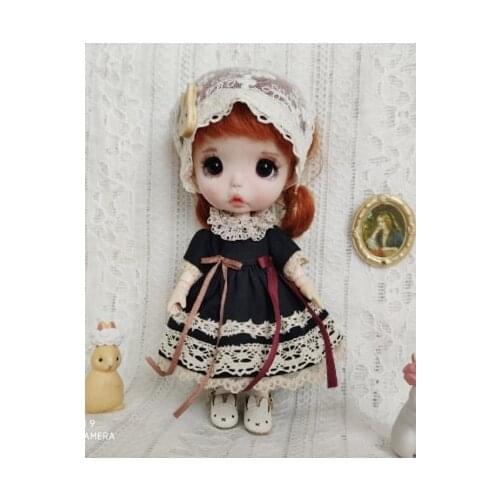 Childrens hand toys 1/12 ob11 doll doll clothes hoodie with big cap available BJD / SD doll accessories ob11doll Sports pants